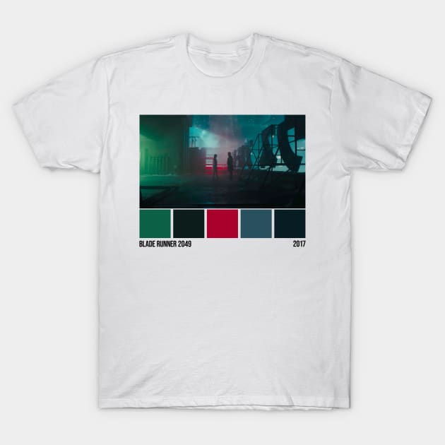 Blade Runner 2049 Color Palette T-Shirt by AEndromeda